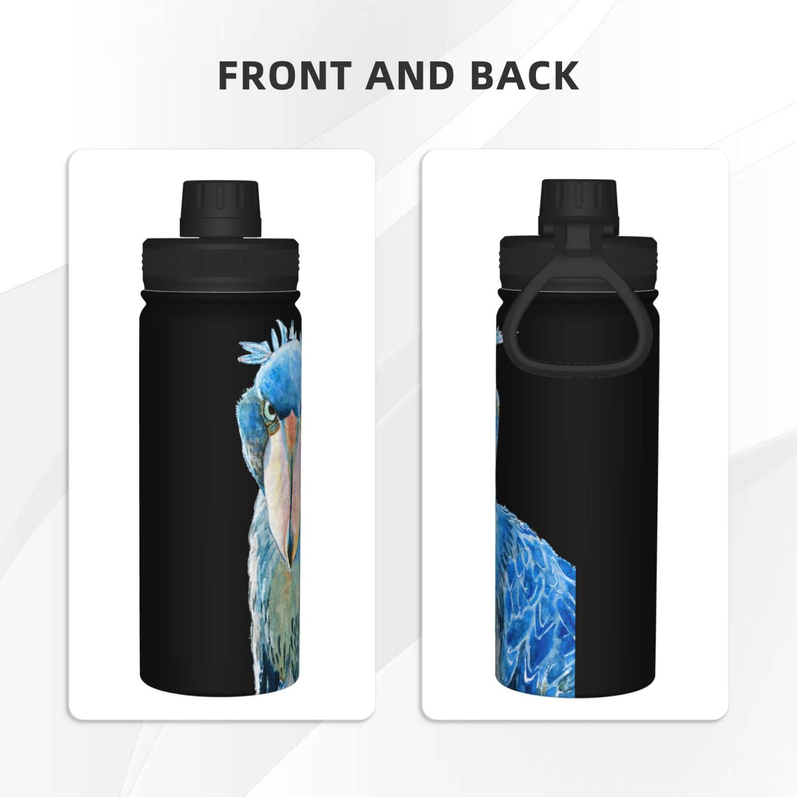 Amazon | 鳥類 ハシビロコウ 水筒 真空断熱 保温 保冷 スポーツボトル